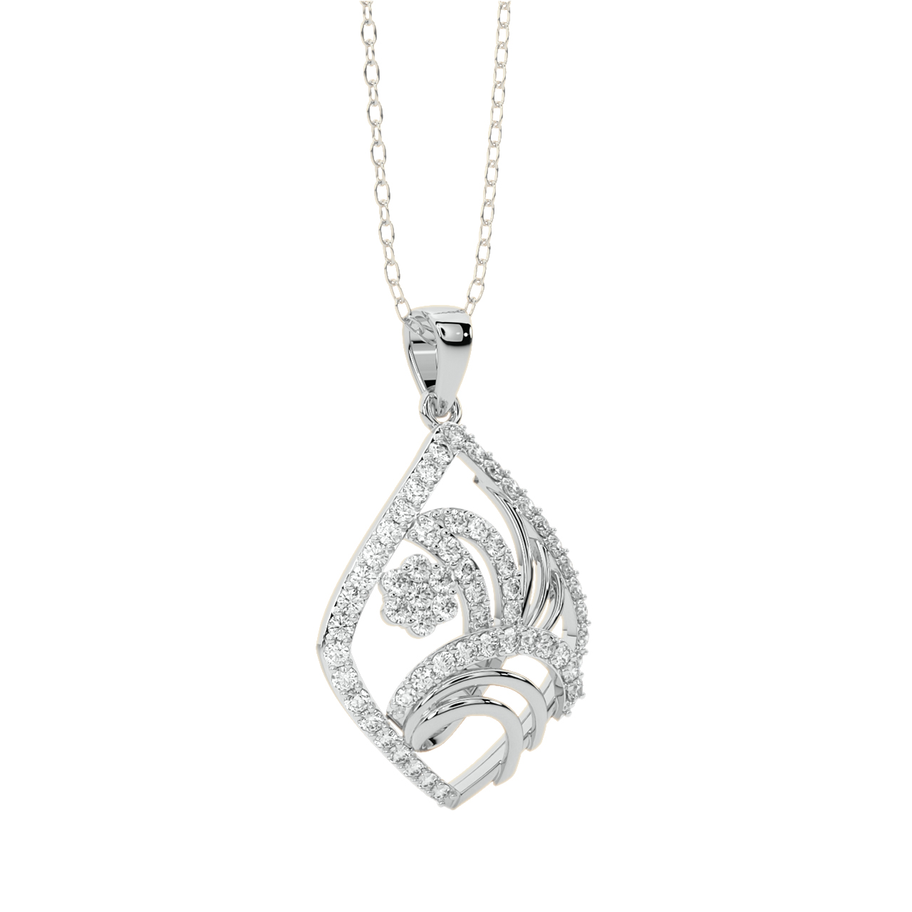 Stinne Round Diamond Pendant